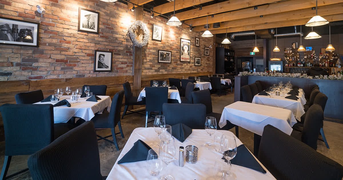 Interior of Cucina Da Vito, an Italian restaurant in Orleans, Ottawa